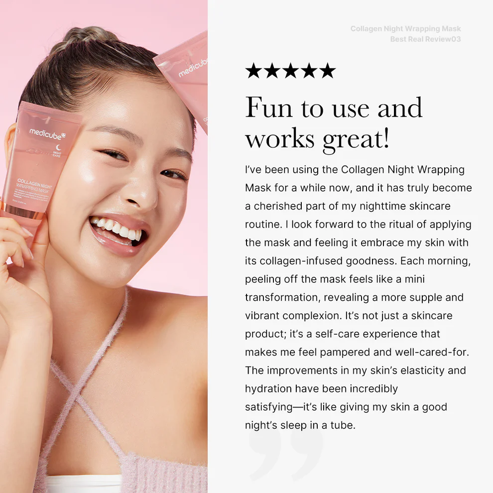 Medicube Collagen Overnight Wrapping Peel Off Facial Mask